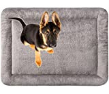 MyBestBuddy Hundekissen Komfort grau 80x60 cm L, allergikerfreundlich (100% Polyester) - 40°C waschbar mit flauschigem Stoffbezug - Hundematte BZW. Hundebett ...