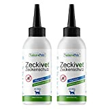 NaturaPets® Zeckivet Katzen Zeckenschutz Spar-Set (2x40ml) – Pflanzliche Spot-On Lösung gegen Zecken, Milben, Flöhe (Doppel-Pack)