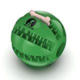 NELADE®Zahnpflege Ball Hund Kauspielzeug - Zahnpflegeball Ø 7cm für Kleine bis Große Hunde - 100% Naturkautschuk - Zahnreinigung & Zahnsteinentferner ...