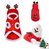 Nobleza Weihnachtskostüm Katze， Hunde Weihnachts kostüm， Weihnachten Haustier Kleidung， Santa Anzug mit Claus Kappe und Santa Hut， Haustier Weihnachtskostüm für ...