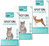 OptiPet 2X Spot On Katze 1x Spot On Hund