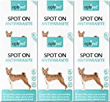 OptiPet Spot On für Hunde 36x1,5ml Pipetten, Hochwirksam bis zu 144 Wochen gegen Milben, Flöhen, Zecken, Läusen