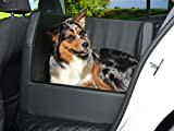 PadsForAll Auto Hundebett, Rücksitz Schutzdecke, Autoschondecke, auch in visco elastisch | schwarz