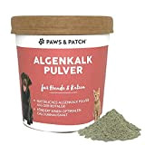 Paws & Patch ALGENKALK Pulver für Hunde und Katzen, 250g, Calcium-Quelle, 100% natürlich aus der Rotalge, Barf-Zusatz