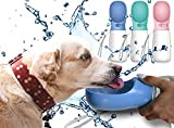 pb+ Innovative 550 ML Hundetrinkflasche für unterwegs | Premium Trinkflasche Hund | Optimale Trinkflasche Hunde für unterwegs | Extrem Auslaufsicher ...