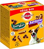 Pedigree Hundesnacks Mega Box für kleine Hunde mit Tasty Minis Huhn & Enten Geschmack (420g) und Mini-Riesenknochen Rind & Geflügel ...