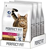 Perfect Fit Adult 1+ – Trockenfutter für erwachsene Katzen ab 1 Jahr – Reich an Huhn – Unterstützt die Vitalität ...