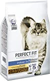 Perfect Fit Indoor 1+ – Trockenfutter für erwachsene Katzen ab 1 Jahr – Huhn – Unterstützt die Vitalität – 7 ...
