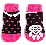 Pet Heroic Indoor Anti-Rutsch Socken für Hunde und Katzen - 6 Größen von S bis 3XL für kleine-riesige Tiere - Pfotenschutz ...