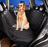 Pet Sitzbezug für Cars – Hund Auto Hängematte Cabrio, ideal für Autos, SUVs und in Universal Größe schwarz, wasserdicht & Hängematte Cabrio