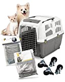 PETGARD Tierbox SKUDO 4 inklusive Zubehör - Transport-Box für Tiere - Reise-Box für Tiere - praktischer Haustier-Transporter - Hunde-Box 66 ...