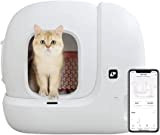 PETKIT Pura Max Selbstreinigende Katzentoilette xSecure/Geruchsbeseitigung/APP Control Automatische Katzentoilette für mehrere Katzen…