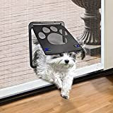 PETLESO Haustierklappe für Fliegengittertür Katzenklappe Fliegengitter mit Magnetverschluss Einfache Installation Hundetür für Katzen/ Hunde ( 29 cm * 24 cm)