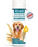 PetsHero Hundeshampoo Sensitive gegen Juckreiz und Schuppen 250 ml - für Welpen geeignet - tierversuchsfrei & vegan - Dermatest Sehr ...