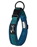 PETTOM Hundehalsband Verstellbare Nylon Hunde Halsband Atmungsaktives Reflektierend Halsband (Blau XS)