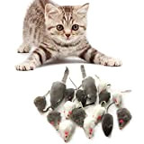 PietyPet Katzenspielzeug, Mäuse Spielzeug Mouse Katze Haustier Weich Flauschig für Katzen Kitty 16 Stück