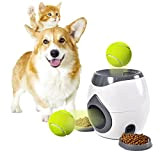 plplaaoo Automatischer Ballwerfer für Hunde, Dog Activity Memory Trainer, Hundespielzeug mit 2 Tennisbällen für Hunde, für das Haustiertraining und die ...