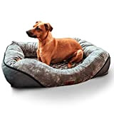 PRIME DOG Hundebett M | Hundebett kleine Hunde | Hundebetten aus Memory Foam | Hundekorb zum Schlafen & Entspannen | ...
