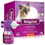 Relaxivet Beruhigungsmittel für Katzen - Pheromone Diffuser & Duft für Katzen Entspannung/Pheromone Katzen Duftstecker, Antistress für Katzen