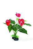 RepTech künstliche Pflanze, rote Blume Anthurium