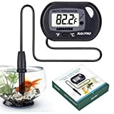 RISEPRO Aquarium-Thermometer, Digitales Wasser-Thermometer für Aquarien
