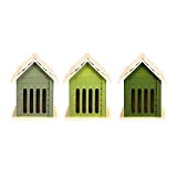 Rivanto® Grüntöne Serie Schmetterlingshaus, farbig sortiert, verschiedene Grüntöne, hellgrün/grün/dunkelgrün, Farbwahl nicht möglich
