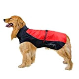 RTEAQ Hundekleidung Große Hundekleidung Mantel Jacke für Husky Labrador Border Collie wasserdichte Jacke für große Hunde Wintermantel für große Hunde ...