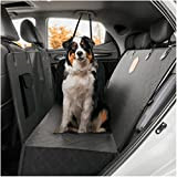 Rudelkönig Hundedecke für Auto Rückbank - Wasserabweisende Autoschondecke für Hunde mit Seitenschutz und Sichtfenster - Pflegeleichte Universal Autodecke für den ...