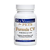 Rx Vitamine für Haustiere Formula CV für Hunde und Katzen – Herz-Kreislauf-Nahrungsergänzung – Hypoallergene Veterinärformel – 90 Kapseln, One Size