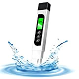 Sammiu Digitale Wasserqualität Tester, 3 in 1 TDS Meter, EC Meter und Temperatur Meter, Messbereich 0-9999ppm, Ideal Wasser Tester für ...