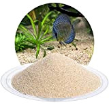 Schicker Mineral Aquariumsand Aquariumkies beige im 10 kg Sack, kantengerundet, gewaschen, ungefärbt (0,4-0,8 mm)