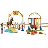 schleich 42481 Pony Agility Training, für Kinder ab 5 Jahren, Farm World - Spielset