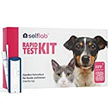 selflab® 1x Giardien Schnelltest für Hund & Katze effektiv gegen Darmparasiten - Antigen Giardientest zuverlässig & schnell - Hunde Giardia ...