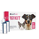 selflab® 2X Giardien Schnelltest für Hund & Katze effektiv gegen Darmparasiten - Antigen Giardientest zuverlässig & schnell - Hunde Giardia ...