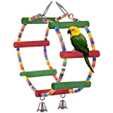 Shulishishop Papageienspielzeug Wellensittich ZubehöR Bird Toys for Parrot Birds Bird Toys Parrot Perch Parrot Toy Budgie Toys Parrot Toys African ...