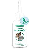 Silberkraft Ohrmilbenöl 50 ml für Hunde, Katzen und andere Haustiere, wirksames Pflege-Mittel gegen Ohrmilben, Ohrräude, Juckreiz, Hefepilz und Entzündungen am ...