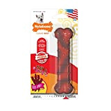 Strukturierter Nylabone Dura Chew Rindfleisch-Jerky-Power-Chew – Kauknochen für extrem stark kauende Hunde - Kleine – für Hunde bis 11 kg