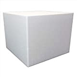 Styroporbox / Thermobox - 48,0 Liter - 48,0 x 48,0 x 38,0 cm / Wandstärke 4 cm - Styrobox