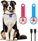 Swetup Sicherheit Haustier Lichter, 2 Stück Led Hund Licht Anhänger USB, Hundelicht, Hunde Sicherheits Led Hund Blinklicht, Wasserdicht Leuchtanhänger Sicherheitslicht ...