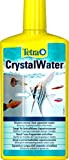 Tetra CrystalWater - Wasserklärer gegen Trübungen für kristallklares Wasser im Aquarium, bindet Schwebepartikel, 500 ml Flasche