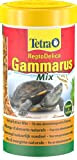 Tetra Gammarus Mix Schildkröten-Futter - Naturfutter mit Bachflohkrebsen und Anchovies für Wasserschildkröten, 250 ml Dose
