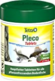 Tetra Pleco Tablets – Nährstoffreiches Fischfutter für alle pflanzenfressenden Bodenfische (z.B. Welse), 275 Tabletten