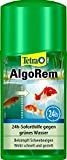 Tetra Pond AlgoRem - 24-Stunden-Soforthilfe gegen grünes Wasser im Gartenteich, bekämpft Schwebealgen, 250 ml Flasche