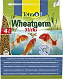 Tetra Pond Wheatgerm Sticks – Ballaststoffreiches Fischfutter für alle Teichfische, besonders geeignet bei kühlen Wassertemperaturen (Frühling / Herbst), 4 L ...