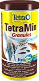 TetraMin Granules - langsam absinkendes Fischfutter, ideal für Fische in der mittleren Wasserschicht des Aquariums, 1 L Dose