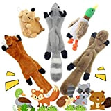 The Pets Smile Plüschspielzeug für Hunde, 5 Stück, Super lang 45 cm, Welpen Spielzeug, Quietschend Spielzeug, Kauspielzeug für Hunde, Guter ...