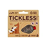 Tickless EcoPet – Biologisch abbaubarer, natürlicher, chemikalienfreier Ultraschall-Zecken- und Flohschutz für Haustiere – Braun