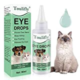 Toulifly Hund Augentropfen, Sanfte Augenpflege für Hunde, Pflegeprodukt für Augen, Besonders Milde & Schonende Reinigung mit Augentrost, Augenreiniger für Hunde ...