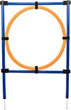 Trixie 3208 Dog Activity Agility Ring, Kunststoff, 115 × ø 3 cm, ø 65 cm, blau/orange