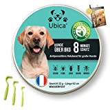 Ubica® Flohhalsband Hunde - Zeckenhalsband für Hunde - Flohmittel Hund (> 8kg) - Formel mit ätherischen Ölen (Zitronengras) - 100% ...